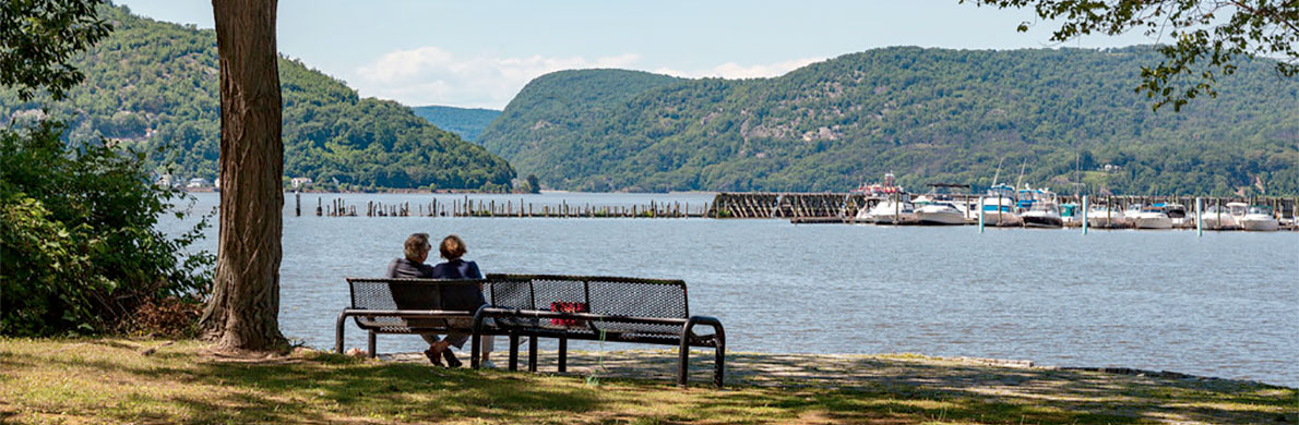 Relaxing at the Hudson Riverfront
